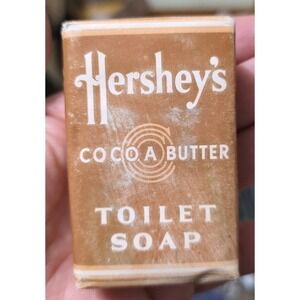 Vintage Hershey's Cocoa Butter Toilet Soap Bar Hershey Estates Pennsylvania PA